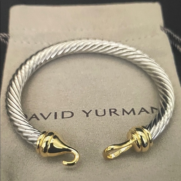 David Yurman Two-Tone Cable Bracelet - Picture 1 of 8